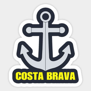 Costa Brava Anchor design Sticker